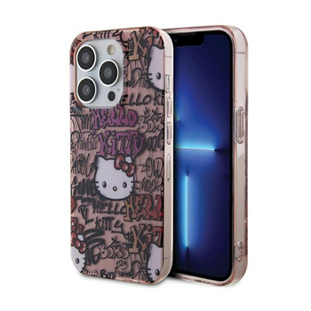 Hello Kitty IML Tags Graffiti - Coque iPhone 15 Pro Max (rose)