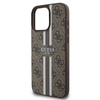 Guess 4G Printed Stripes MagSafe - iPhone 16 Pro Case (brown)