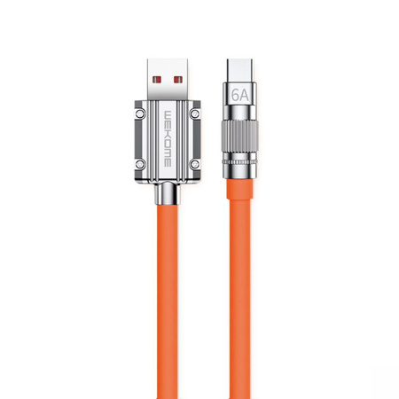 WEKOME WDC-186 Wingle-Series - USB-A-auf-USB-C-Schnellladeanschlusskabel 1 m (Orange)