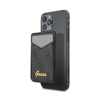Guess Wallet Card Slot MagSafe 4G - Magnetická peněženka (šedá)