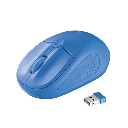 Trust Primo - Souris optique sans fil 1600 DPI (Bleu)