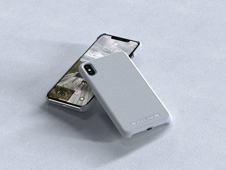 Nordic Elements Original Idun - Materiálové pouzdro pro iPhone Xs Max (světle šedé)