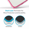 Speck Presidio Perfect-Clear with Impact Geometry + MagSafe - Etui iPhone 14 Pro Max z powłoką MICROBAN (Clear / Digital Pink)