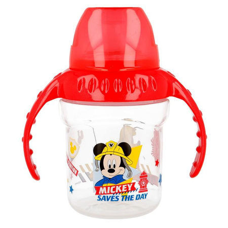 Mickey Mouse - Kubek niekapek / Butelka z silikonowym ustnikiem 250 ml