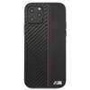 BMW Carbon Tricolor - Etui iPhone 12 Pro Max (czarny)