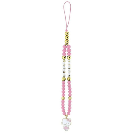 Breloque Hello Kitty Perles et Perles Kitty - Pendentif téléphone (rose)