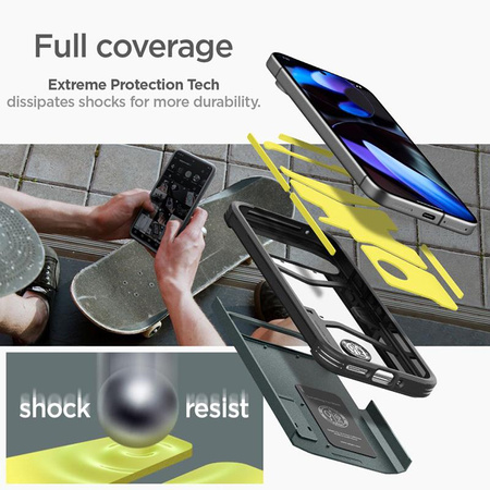 Spigen Tough Armor - Pouzdro pro Google Pixel 9 / 9 Pro (Abyss Green)