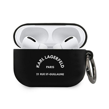 Karl Lagerfeld Silikonové pouzdro RSG - AirPods Pro (černé)