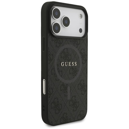 Guess 4G Ring Classic Logo MagSafe - Hülle iPhone 17 Pro Max (schwarz)