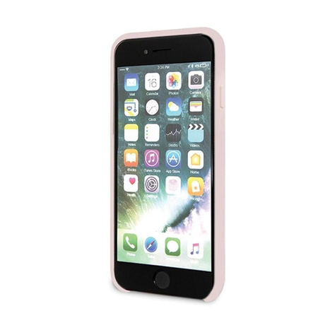 Karl Lagerfeld Fullbody szilikon ikonikus - iPhone SE 2020 / 8 / 7 tok (világos rózsaszín)