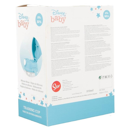 Mickey Mouse - Kubek niekapek ze słomką 370 ml (Cool)