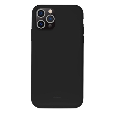 PURO ICON Cover - iPhone 13 Pro Hülle mit antimikrobiellem Schutz (schwarz)
