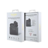 Guess nyomtatott logó - TWS Bluetooth fejhallgató + töltőtáska (fekete)