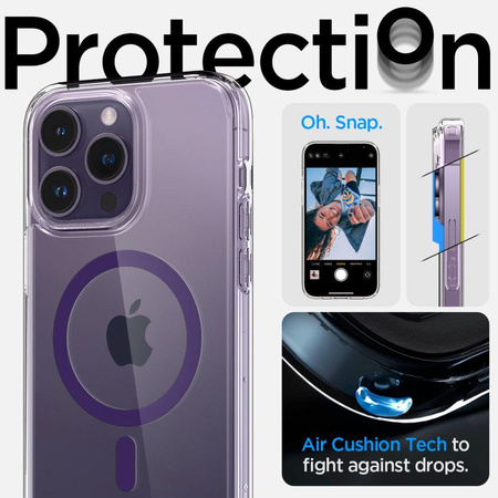 Spigen Ultra Hybrid MagSafe - Case for iPhone 14 Pro Max (purple)