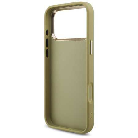 Guess Fixed Glitter Big 4G Metal Frame - Case iPhone 17 Pro Max (gold)