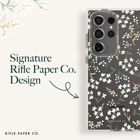 Gewehr Papier klar - Samsung Galaxy S24 Ultra Fall (Petite Fleurs)