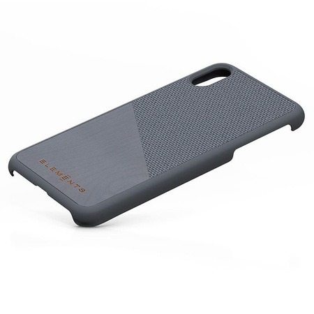 Nordic Elements Original Hel - Fa tok iPhone Xs Max készülékhez (középszürke)