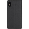 Krusell Malmo 4 Card Foliocase - pouzdro na iPhone X s přihrádkami na karty + stojánek (černé)