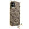 Guess 4G Charms Collection - iPhone 11 Case (brown)
