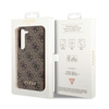 Guess 4G Charms Collection - Samsung Galaxy A35 5G tok (barna)