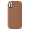 Griffin Survivor Prime Leather - Pancerne etui iPhone X (brązowy)