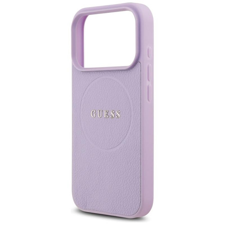 ETUI DO IPHONE 17 PRO do MAGSAFE GUESS FIOLETOWE SKÓRZANE MAGNETYCZNE