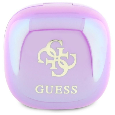 Guess 4G Printed Logo - Bluetooth TWS Kopfhörer + Ladecase (Lila)