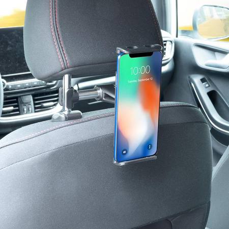 Dunlop - Support d'appui-tête de voiture pour smartphone / tablette 12-21 cm