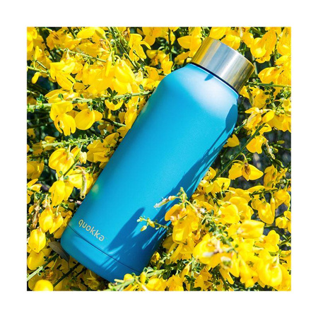 Quokka Solid - Butelka termiczna ze stali nierdzewnej 510 ml (Steel Blue)