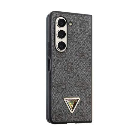 Guess Leather 4G Diamond Triangle - Samsung Z Fold 5 Case (black)