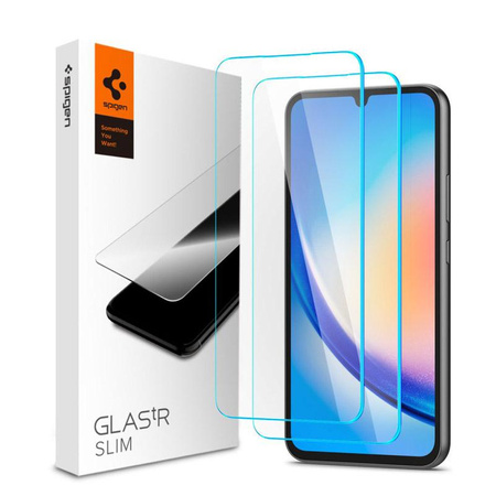 Spigen Glas.TR Slim 2-Pack - Tvrzené sklo pro Samsung Galaxy A34 5G (2 kusy)
