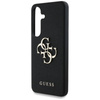 Guess Genarbtes Großes 4G Logo Kleines Klassisches Logo - Tasche für Samsung Galaxy S25 (schwarz)