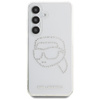 Karl Lagerfeld Rhinestones Karl Head Logo - Case for Samsung Galaxy S25 (Transparent)