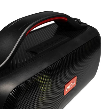 WEKOME D38 Yinla Series - V5.0 30W RGB LED Portable Wireless Bluetooth Speaker (Black)