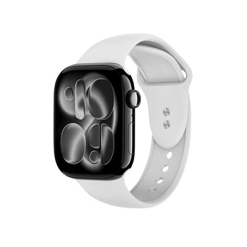 Crong Liquid - Apple Watch Armband 44/45/46/49 mm (Weiß)