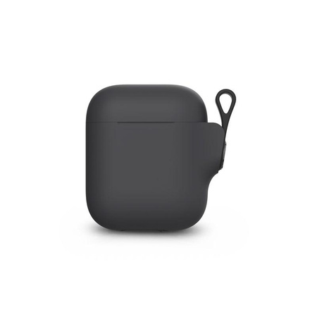 Moshi Pebbo - AirPods case with detachable wrist strap (Shadow Black)