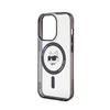 Karl Lagerfeld IML Choupette Head MagSafe - iPhone 15 Pro Max tok (átlátszó)