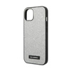 Karl Lagerfeld Glitter Plaque Logo - Etui iPhone 14 Plus (srebrny)