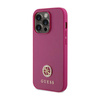 Guess 4G Strass Metall Logo - iPhone 15 Pro Tasche (rosa)