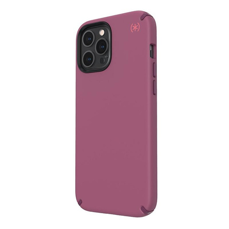 Speck Presidio2 Pro - Coque pour iPhone 12 Pro Max avec revêtement MICROBAN (LSH Burgundy)