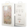 Guess Liquid Glitter Paisley - iPhone 14 Plus tok (arany)