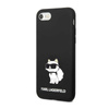 Karl Lagerfeld szilikon NFT Choupette - tok iPhone SE (2022 / 2020) / 8 / 7 (fekete)
