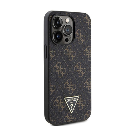 Guess 4G Triangle Metal Logo - Coque iPhone 13 Pro Max (noir)