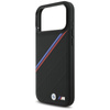 BMW M Tricolor Metal Logo MagSafe - iPhone 17 Pro Max Case (Black)