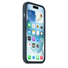 Apple Silicone Case - Coque en silicone avec MagSafe pour iPhone 15 (Storm Blue)