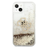 Guess Liquid Glitter 4G Big Logo - iPhone 13 mini case (gold)