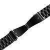 PURO Metal Stainless Steel Band – Pasek / bransoleta ze stali nierdzewnej do Samsung Galaxy Watch 5 / Watch 5 Pro / Watch 4 / Watch 4 Classic (czarny)