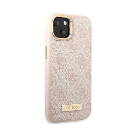 Guess 4G Logo Plate MagSafe - iPhone 13 Tasche (rosa)
