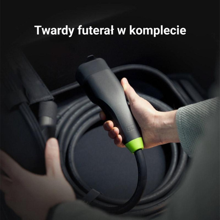 Green Cell - Nabíjecí kabel GC Snap typ 2 pro elektromobily 22 kW 5 m pro Tesla Model 3 / S / X / Y, VW ID.3, ID.4, Kia EV6, Audi E-Tron, Fiat 500e