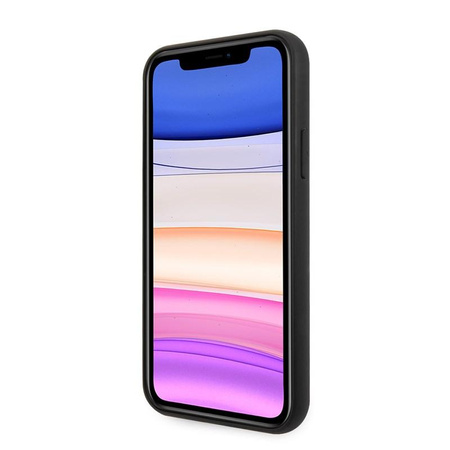 Guess Márvány üveg arany csillogás - iPhone 11 tok (fehér)